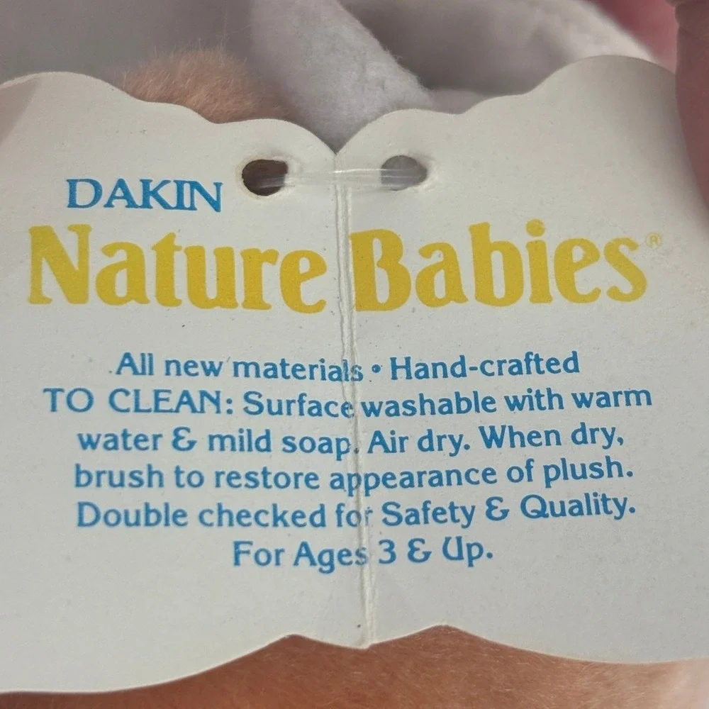 Dakin Nancy Bear Nurse Plush Nature Babies 8 Inch Stuffed Animal Vintage 1985